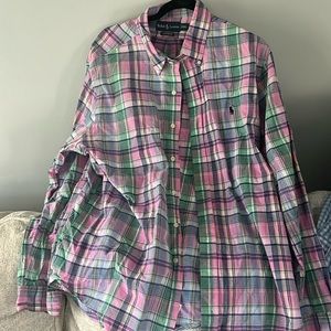 Men’s  Ralph Lauren Button Up- XXL